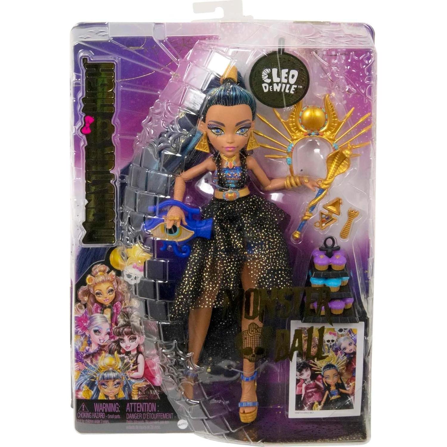 Muñeca Cleo De Nile Monster High Monster Ball con accesorios