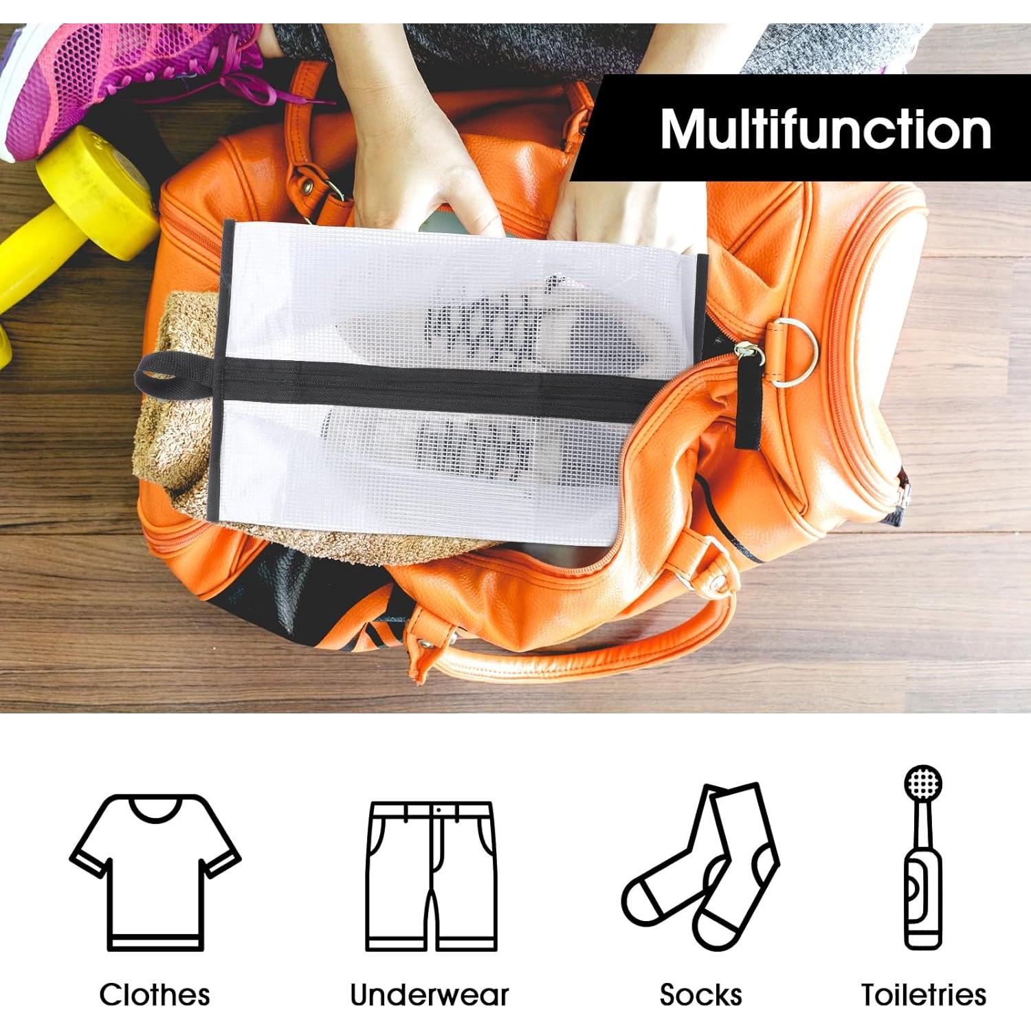 6 Bolsas de Zapatos Impermeables Cobee 40x20cm para Viaje