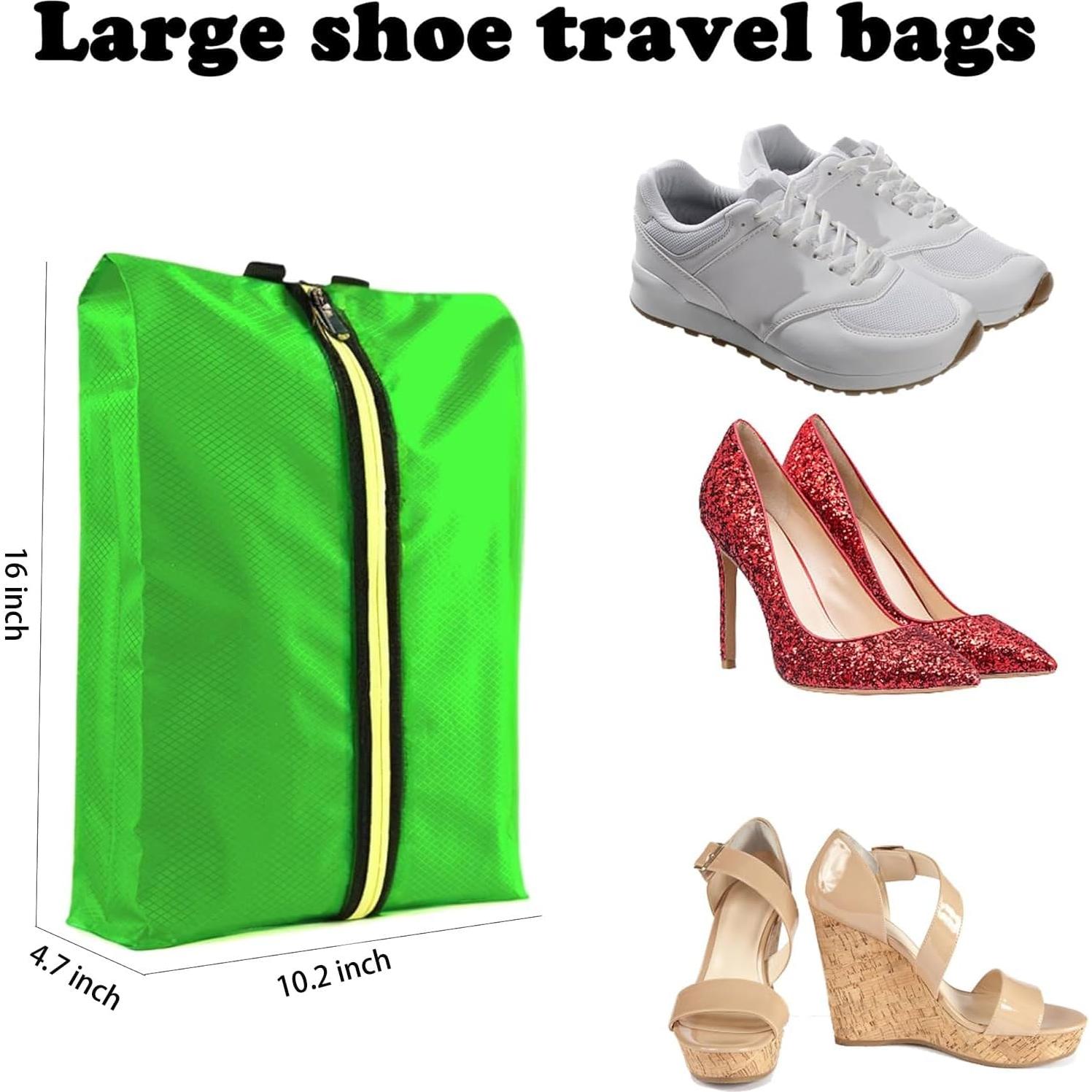 Bolsa para Zapatos de Viaje YUENCHING Verde Impermeable