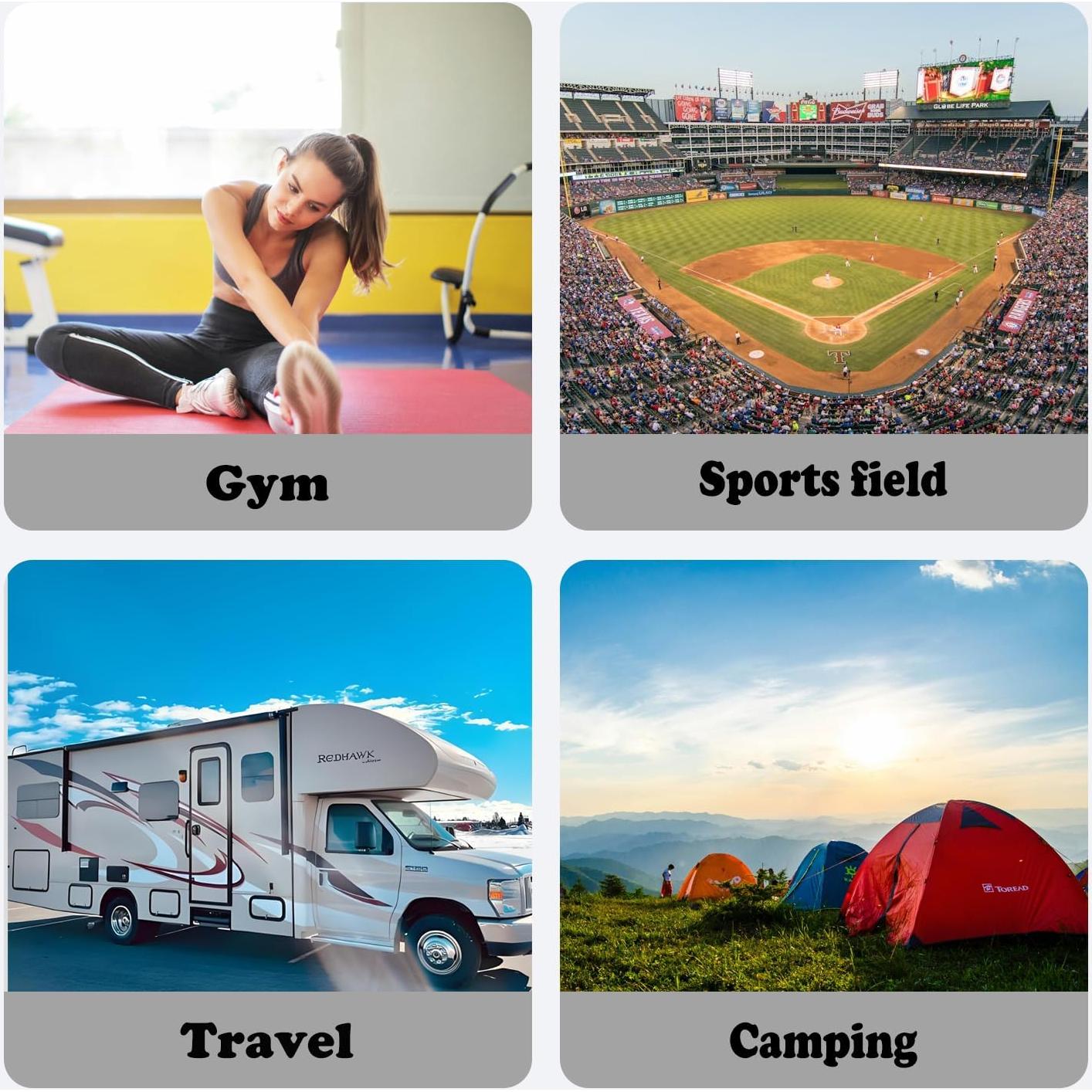 Bolsa para Zapatos de Viaje YUENCHING Verde Impermeable