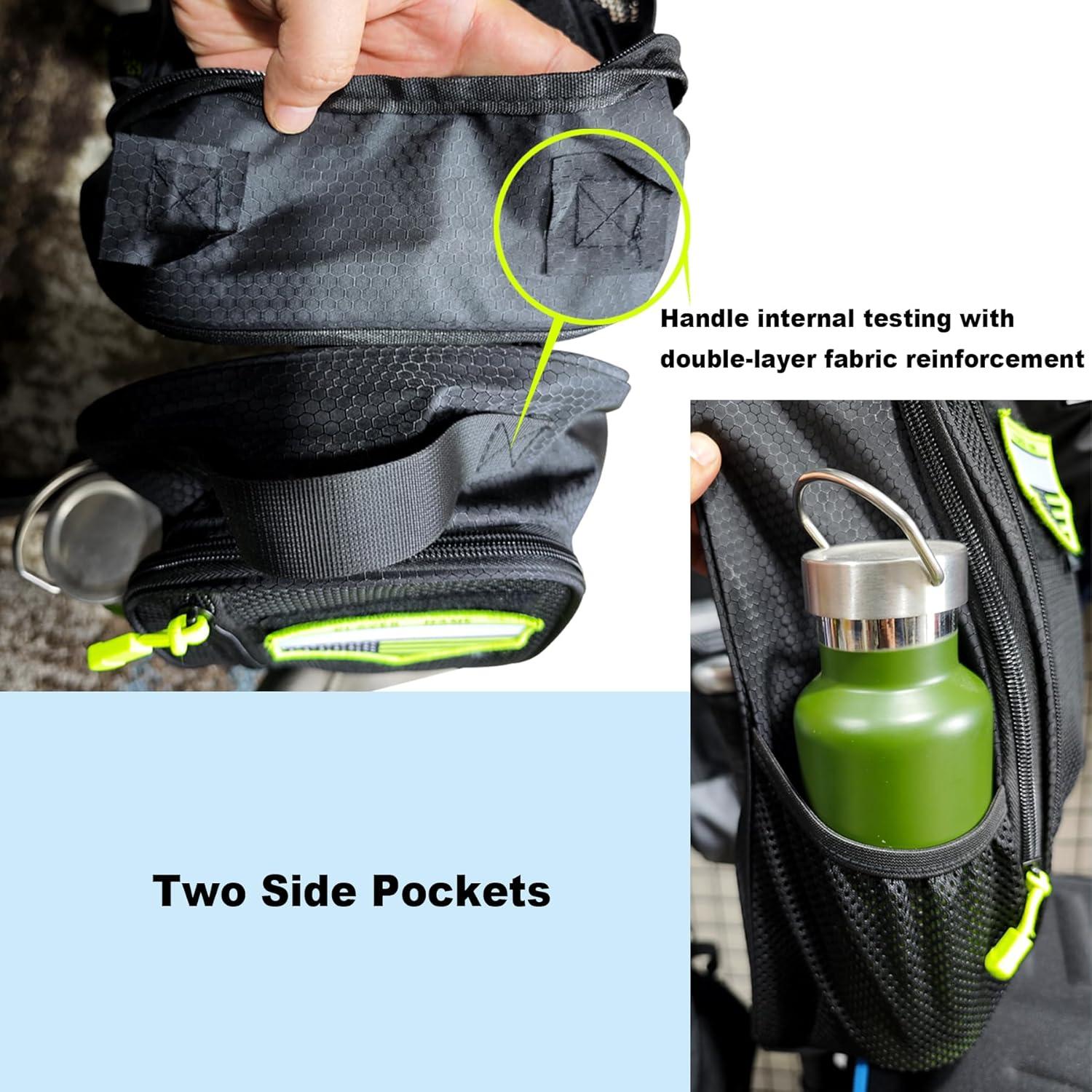 Bolsa de Zapatos Deportiva Portátil Negra - Acceso Lateral