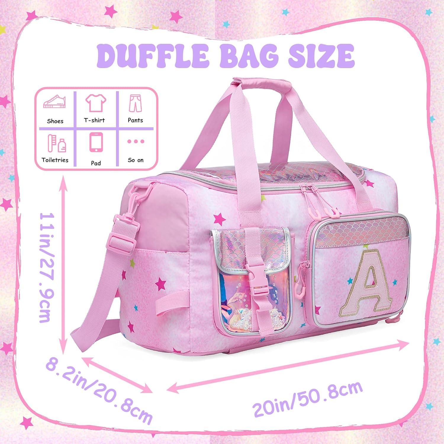 Bolsa de viaje Oruiji para niñas 50.8x27.9x20.3 cm rosa