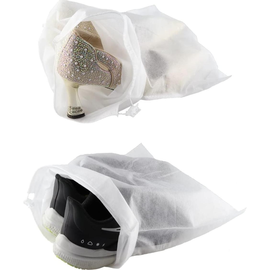 Bolsas de Almacenamiento de Zapatos 10Pcs Medianas Tela No Tejida