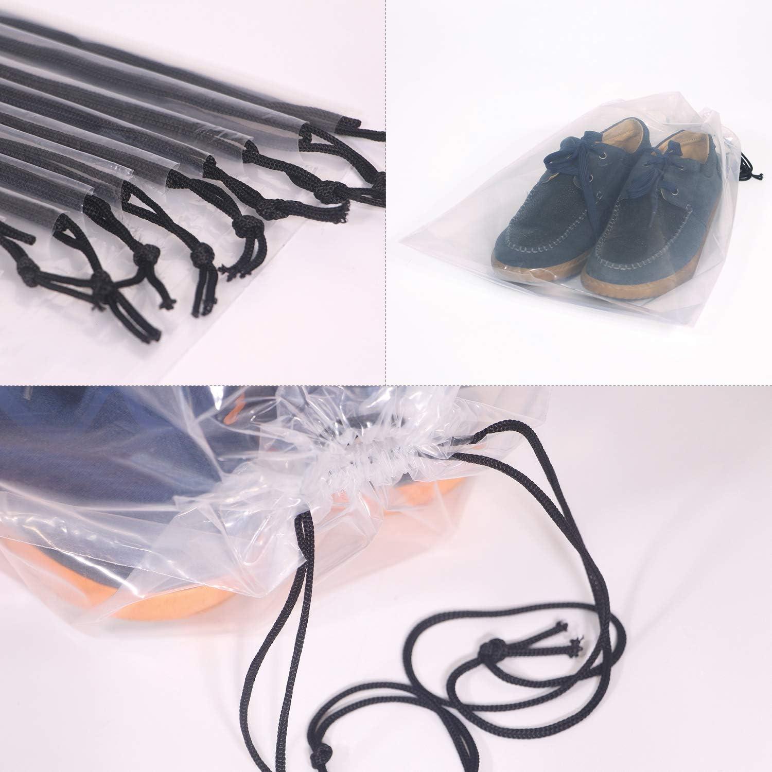 Juego de 8 Bolsas Transparentes para Zapatos Viaje PVC