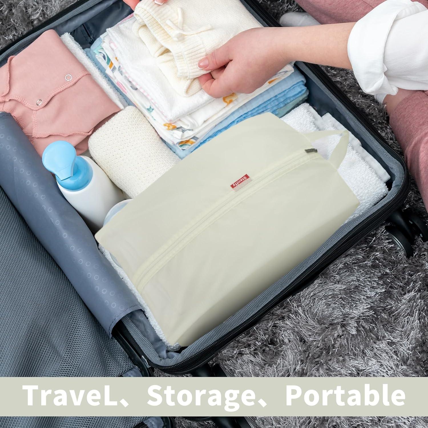 Set de 6 Bolsas para Zapatos Portátiles Impermeables - Blanco