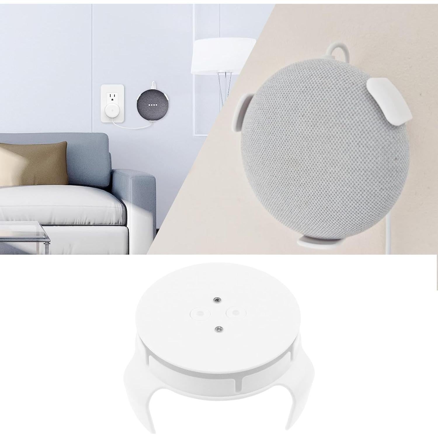 Soporte de Pared SG Store para Echo Dot 3/4 Blanco