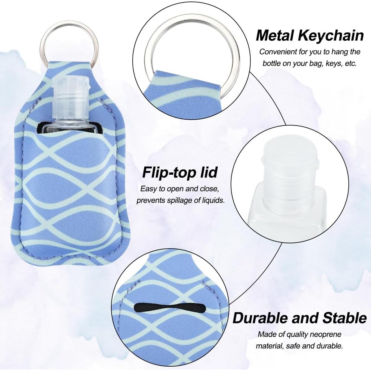 Conjunto 8 Pcs Soportes para Desinfectante de Manos con Botellas