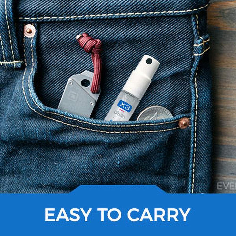 Mini Spray Desinfectante de Manos X3 Clean - Sin Alcohol - 12 Unidades