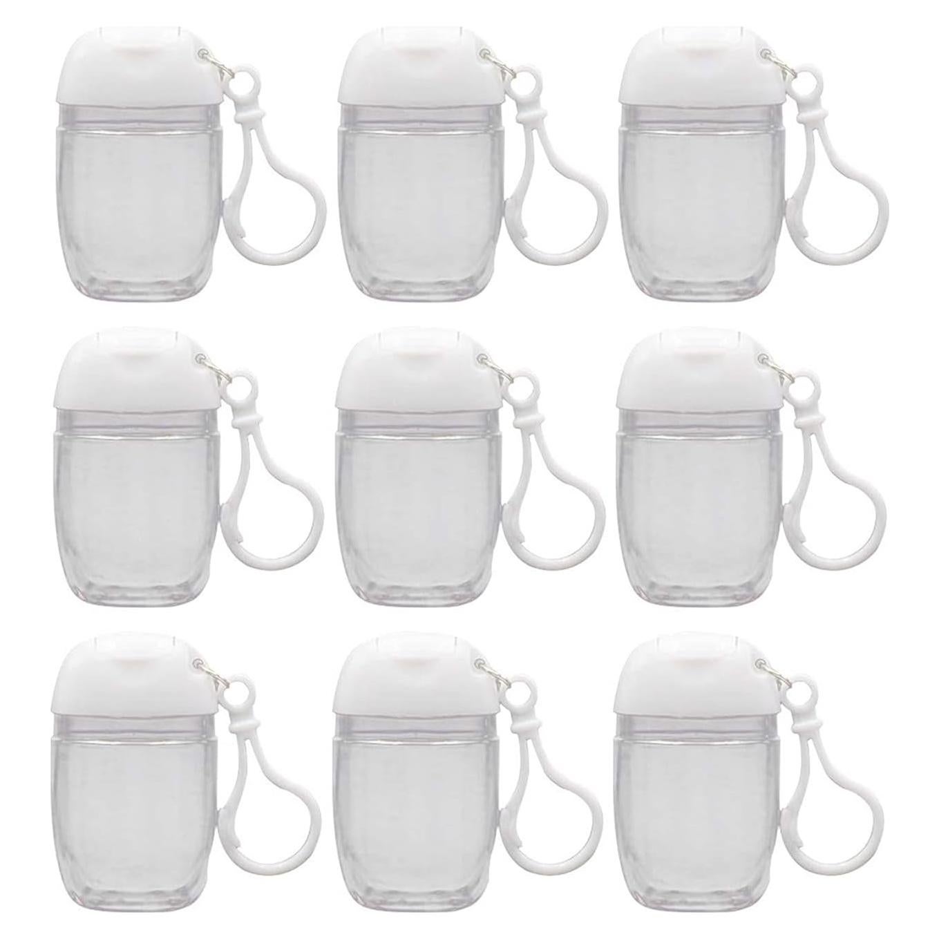 10 Botellas Vacías 30ml Healthcom para Viaje - Reutilizables