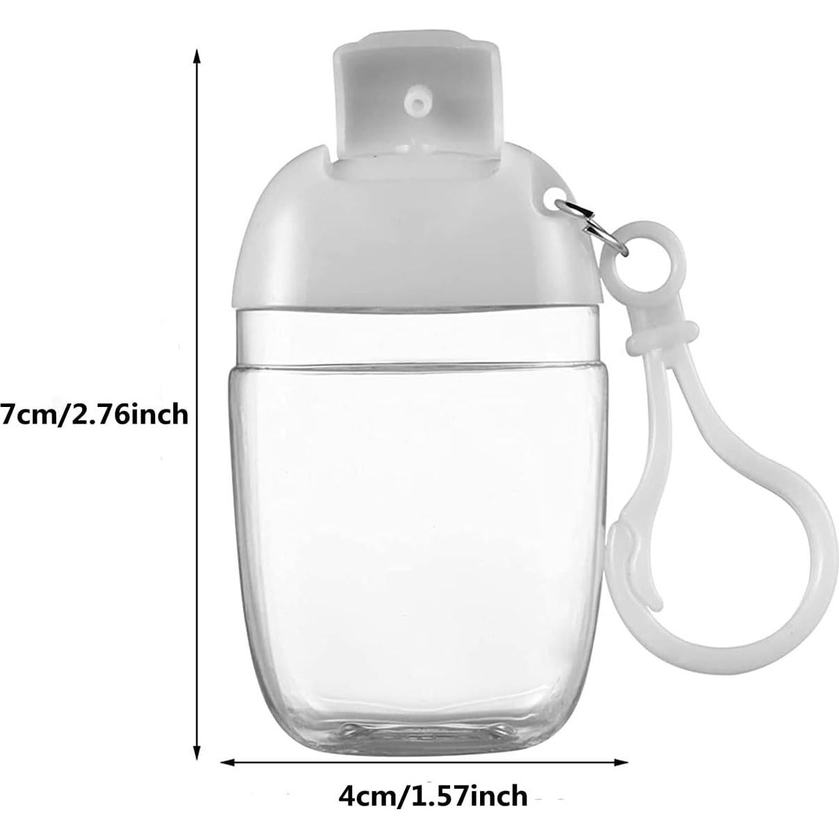 10 Botellas Vacías 30ml Healthcom para Viaje - Reutilizables