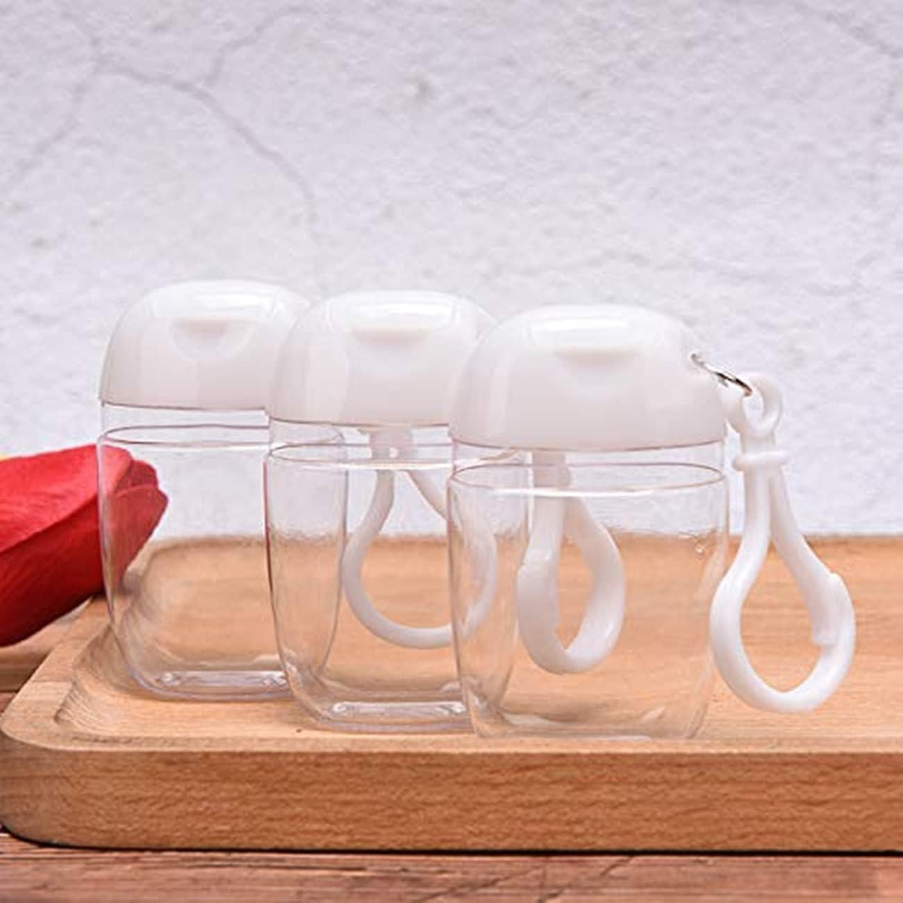 10 Botellas Vacías 30ml Healthcom para Viaje - Reutilizables