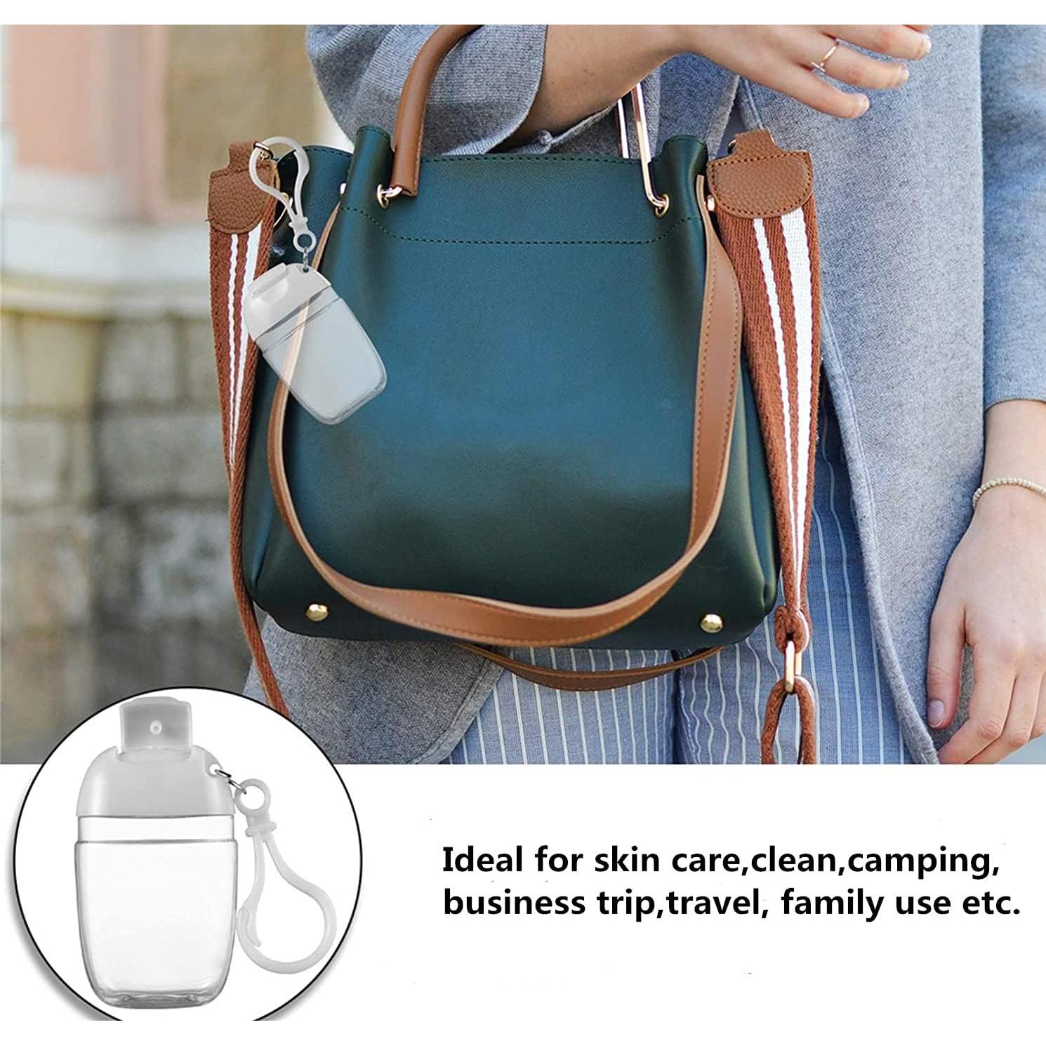 10 Botellas Vacías 30ml Healthcom para Viaje - Reutilizables