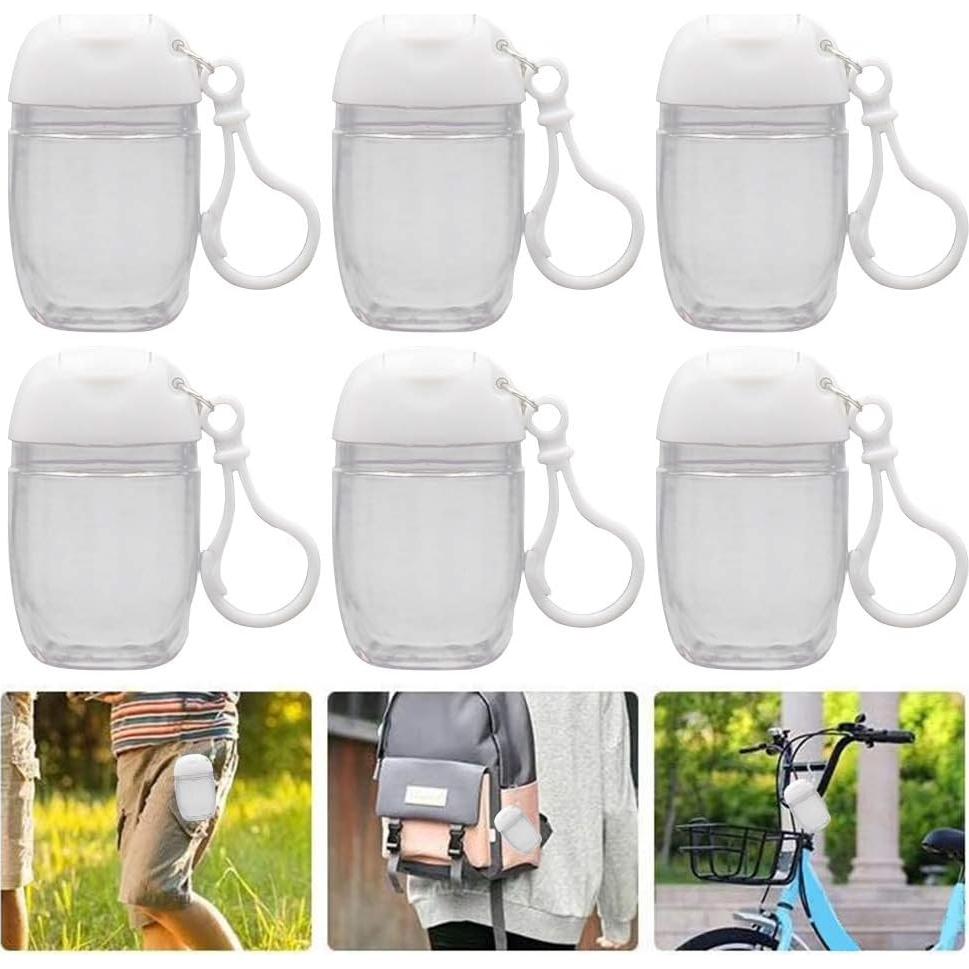 10 Botellas Vacías 30ml Healthcom para Viaje - Reutilizables