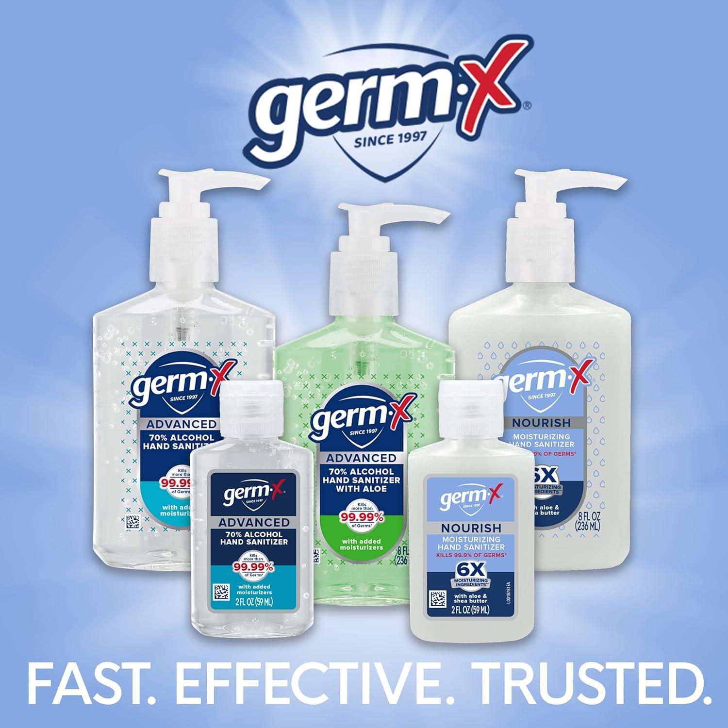 Desinfectante de Manos Germ-X Nourish 59 ml Hidratante 6 Pzas