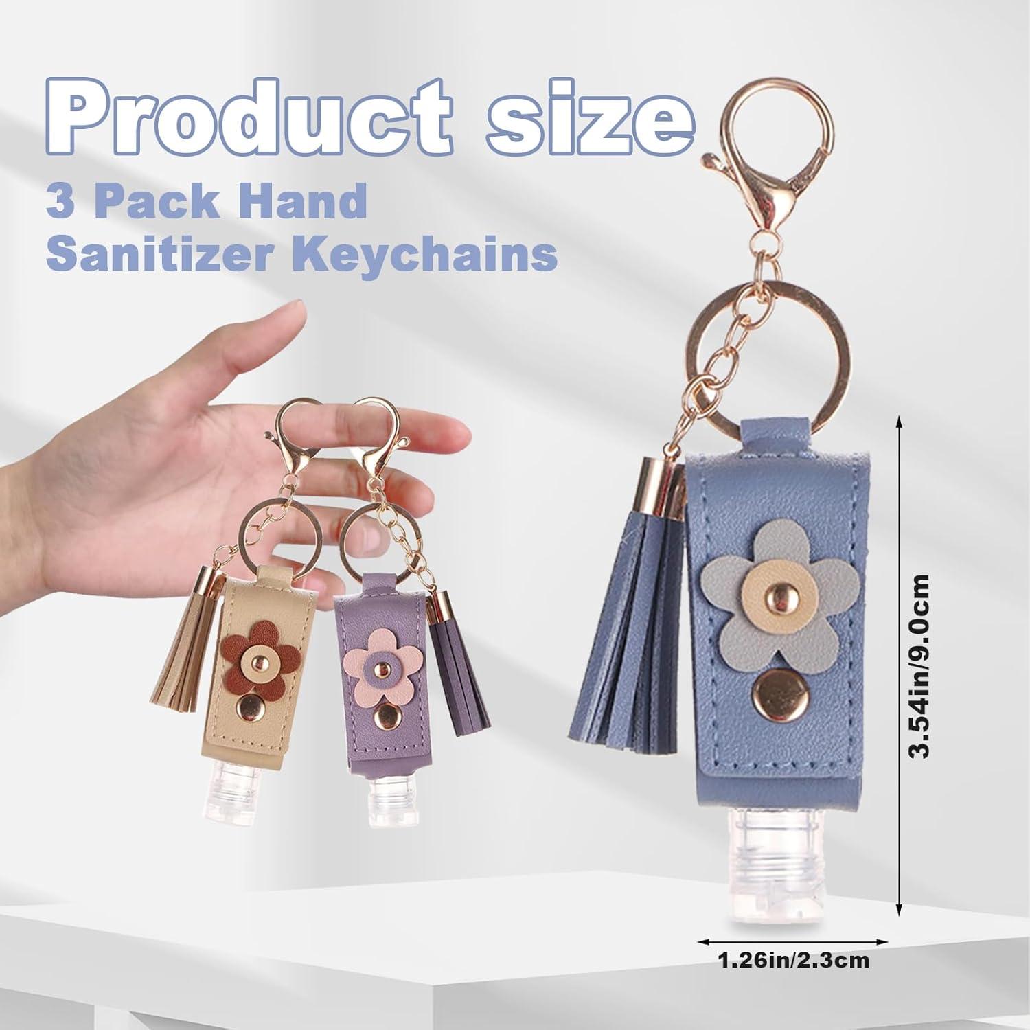 3 Packs Soporte Recargable para Desinfectante de Manos 30ml