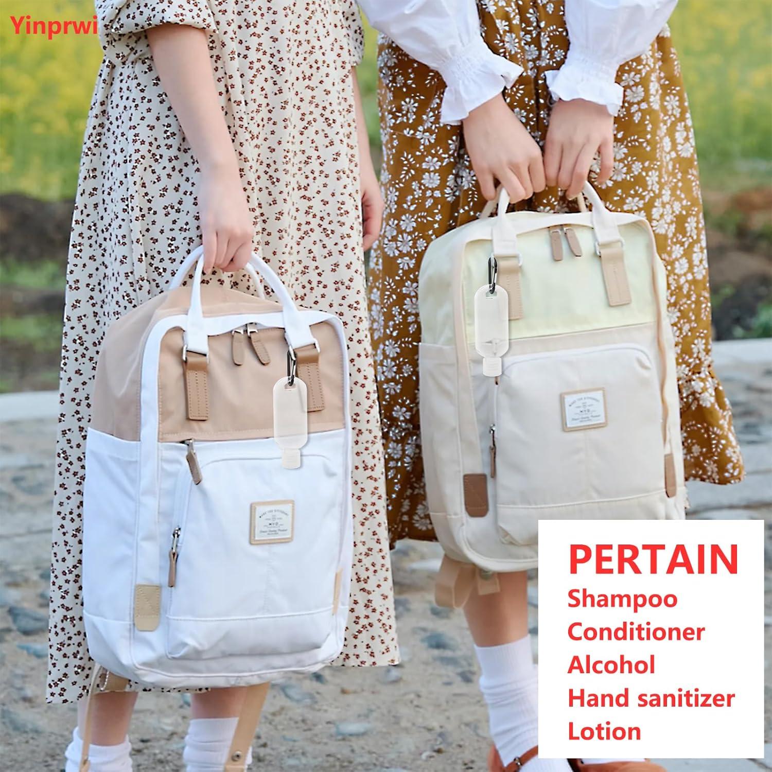 Set de 8 Botellas de Viaje Yinprwi 50ml A Prueba de Fugas