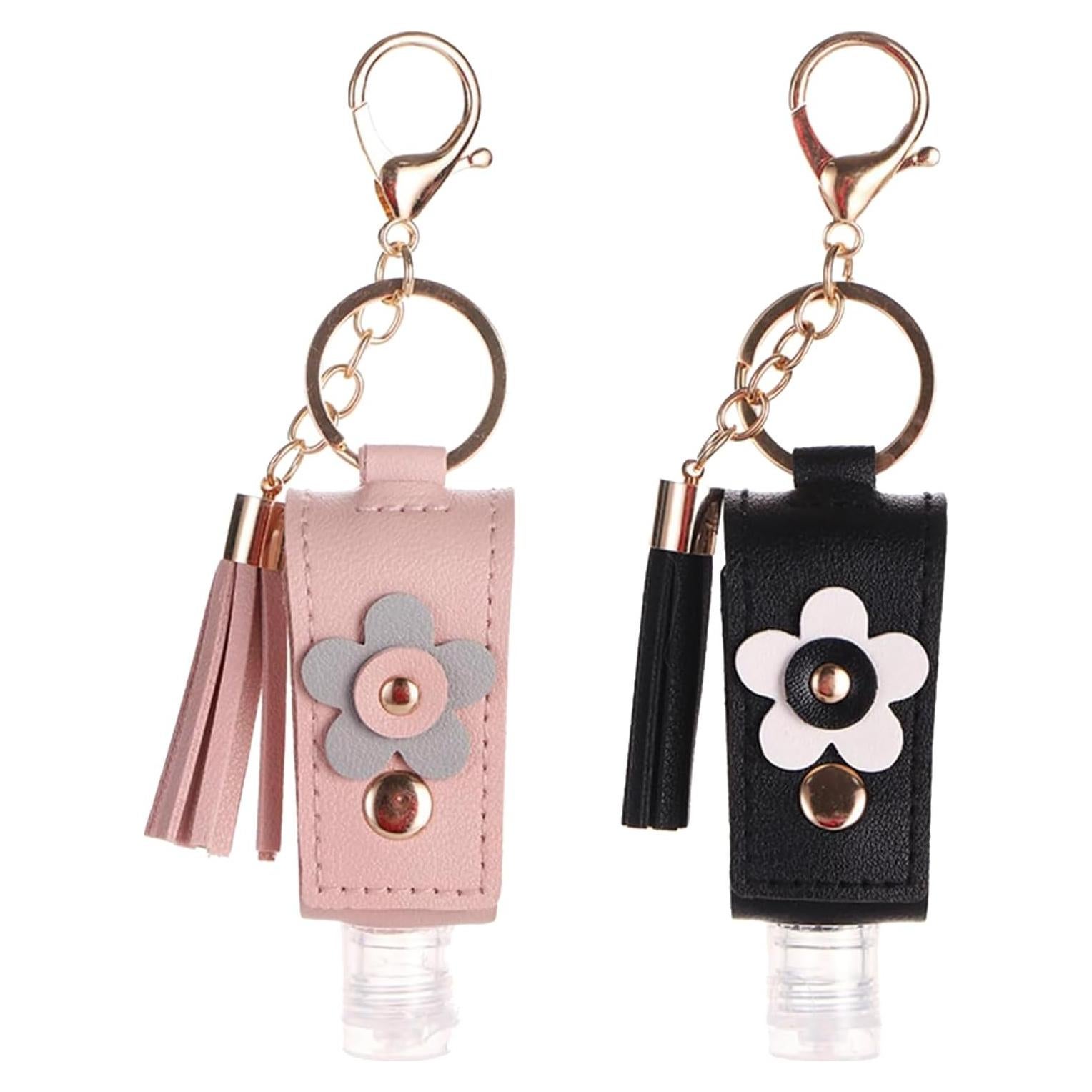 2 Soportes de Gel Antibacterial Llavero Pcmursal 30ml Viaje