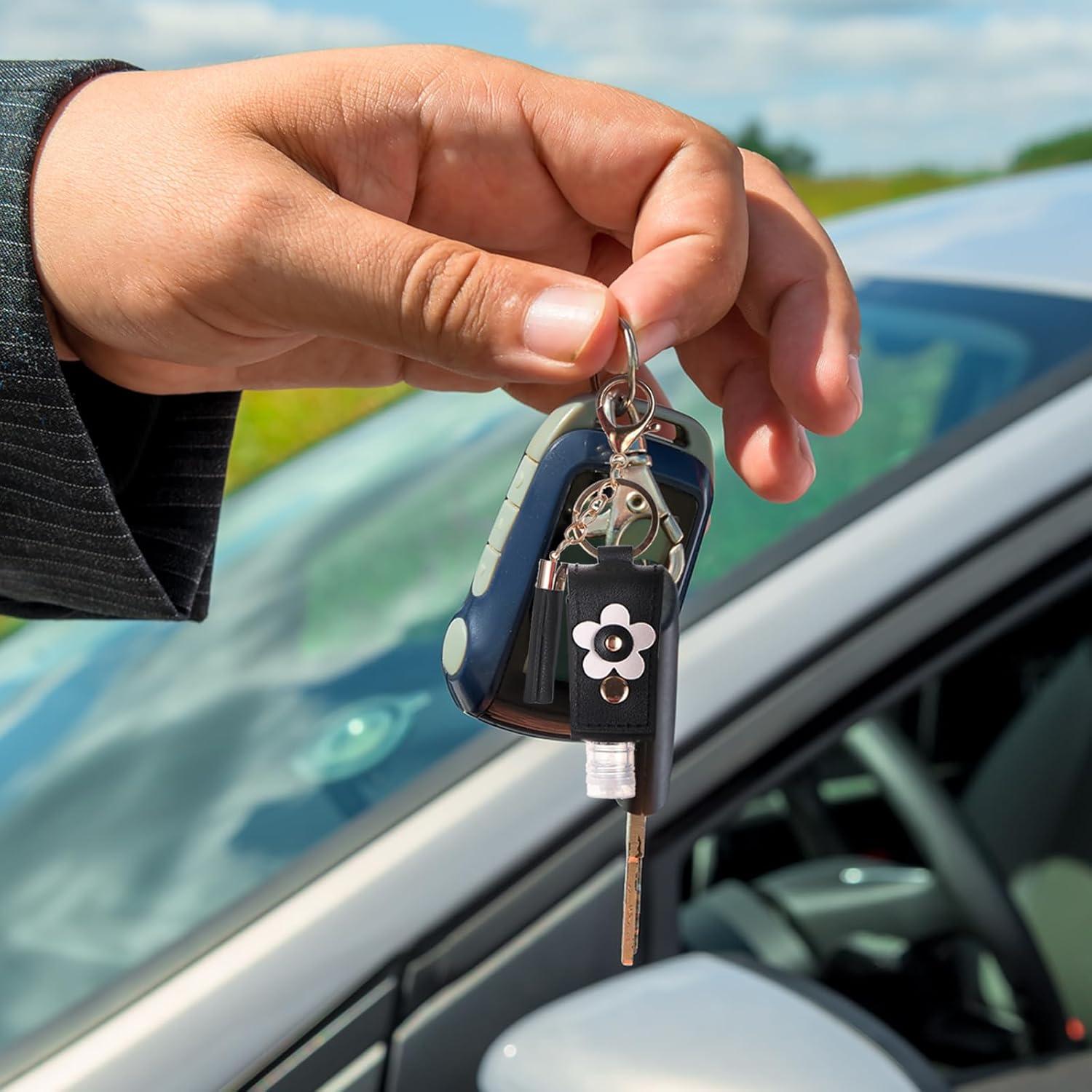 2 Soportes de Gel Antibacterial Llavero Pcmursal 30ml Viaje