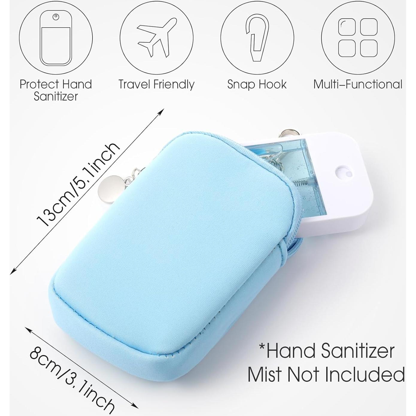 Estuche para Desinfectante de Manos Halloscume 3 Pcs Neopreno