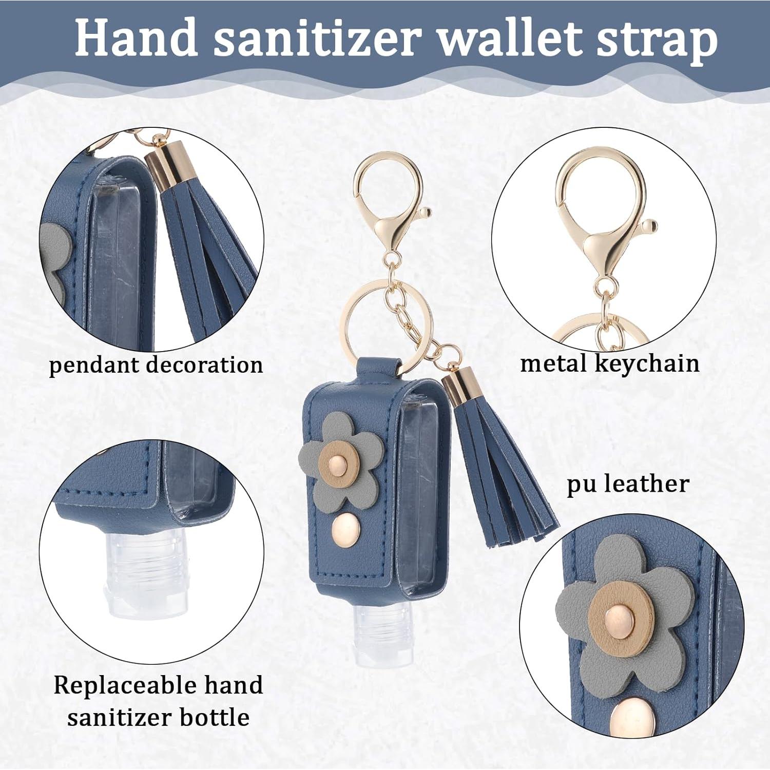 Set 4 Llavero Botellas Vacías 30ml Josojoou Rosa