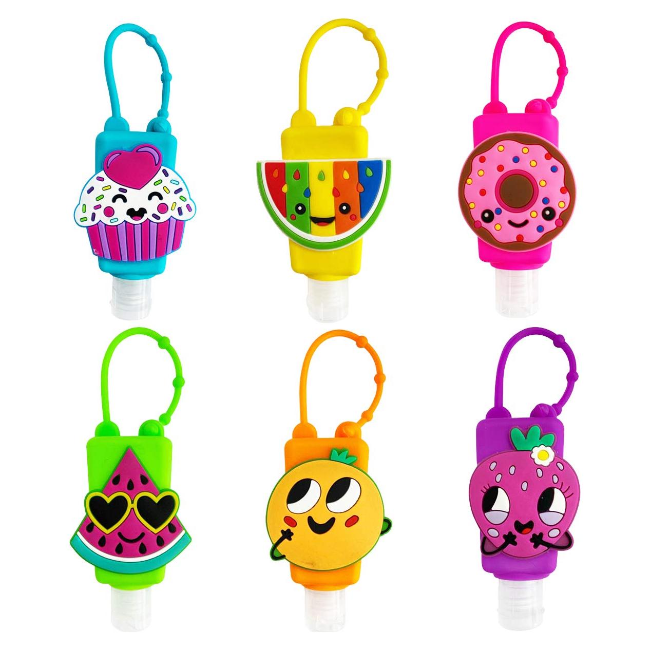 6 Botellas de Viaje 30ml VHOPMORE con Soporte Silicona