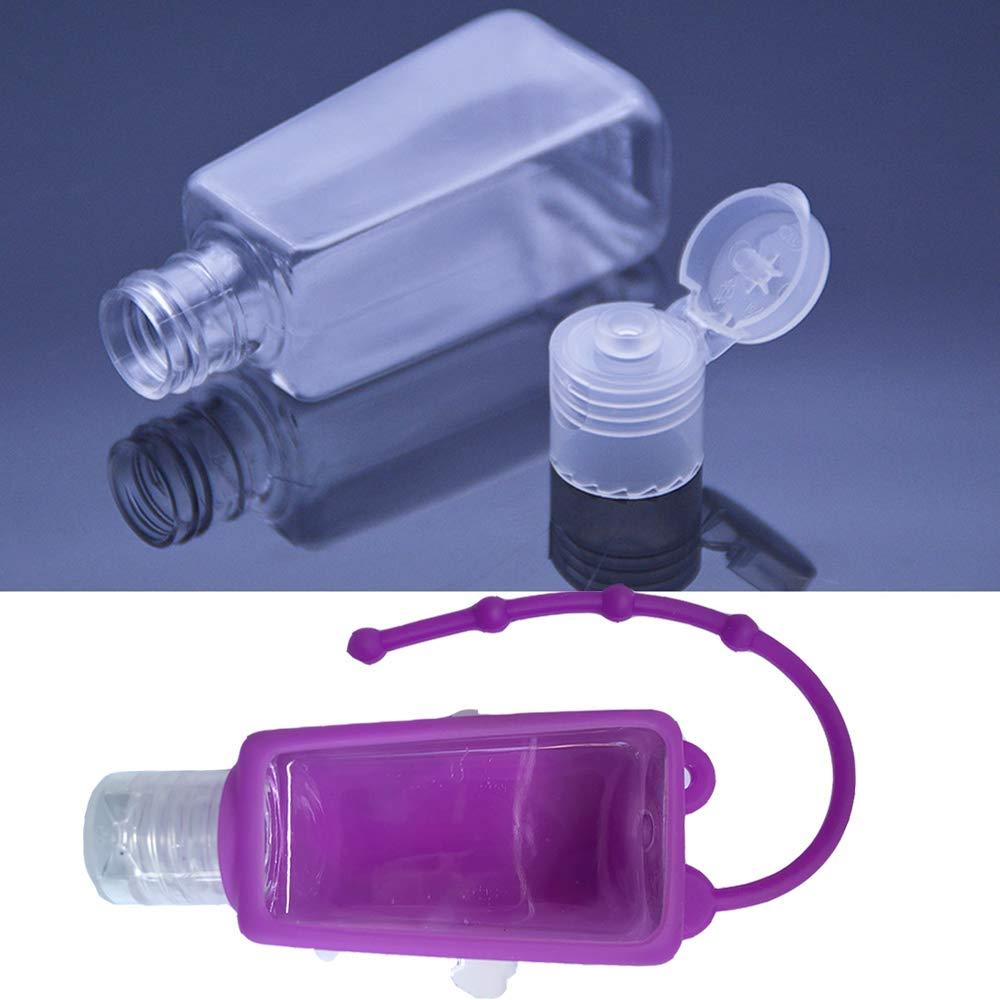 6 Botellas de Viaje 30ml VHOPMORE con Soporte Silicona