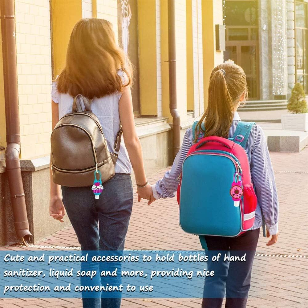 6 Botellas de Viaje 30ml VHOPMORE con Soporte Silicona