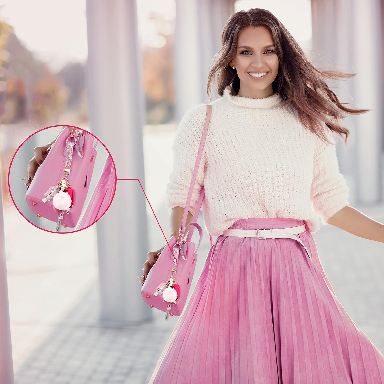 Juego de llaveros multifuncionales para mujeres y niñas