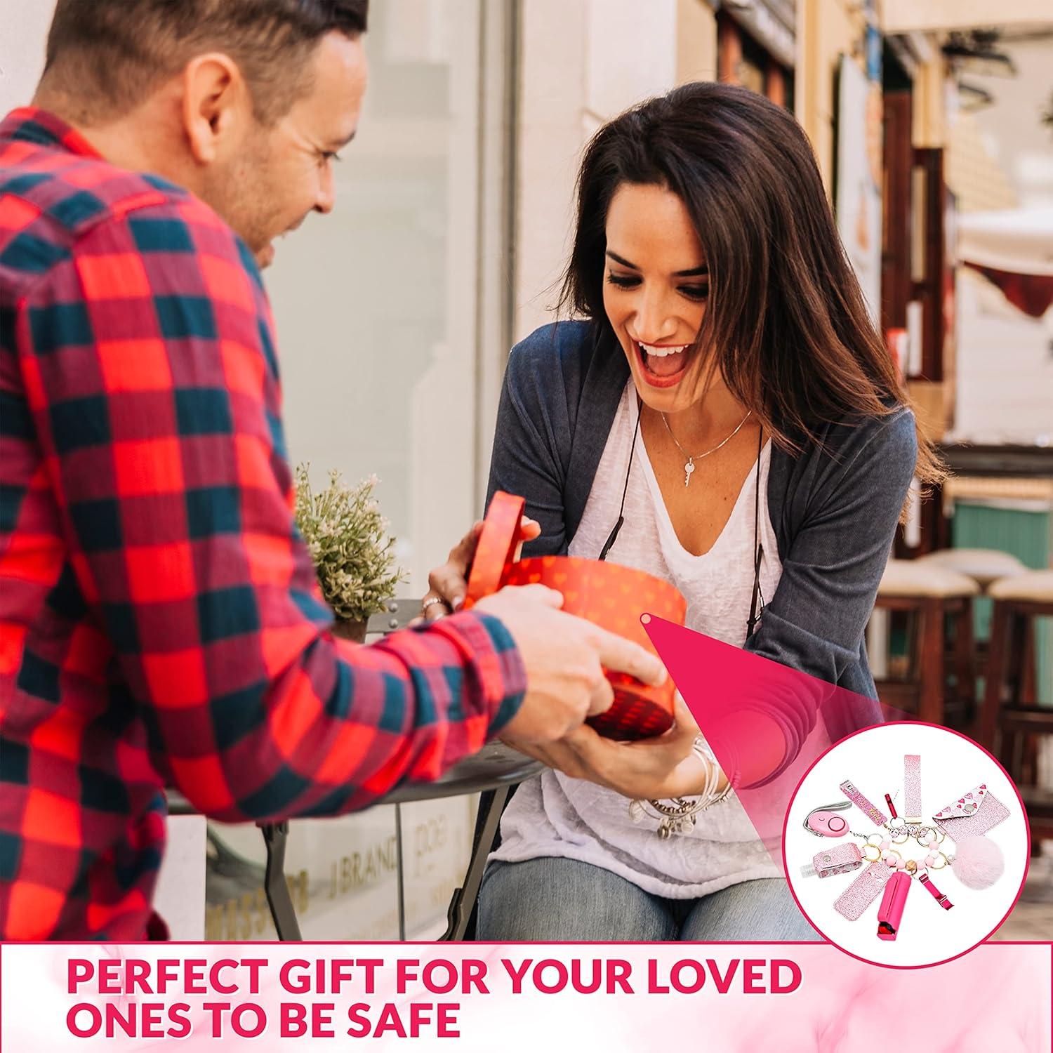 Juego de llaveros multifuncionales para mujeres y niñas