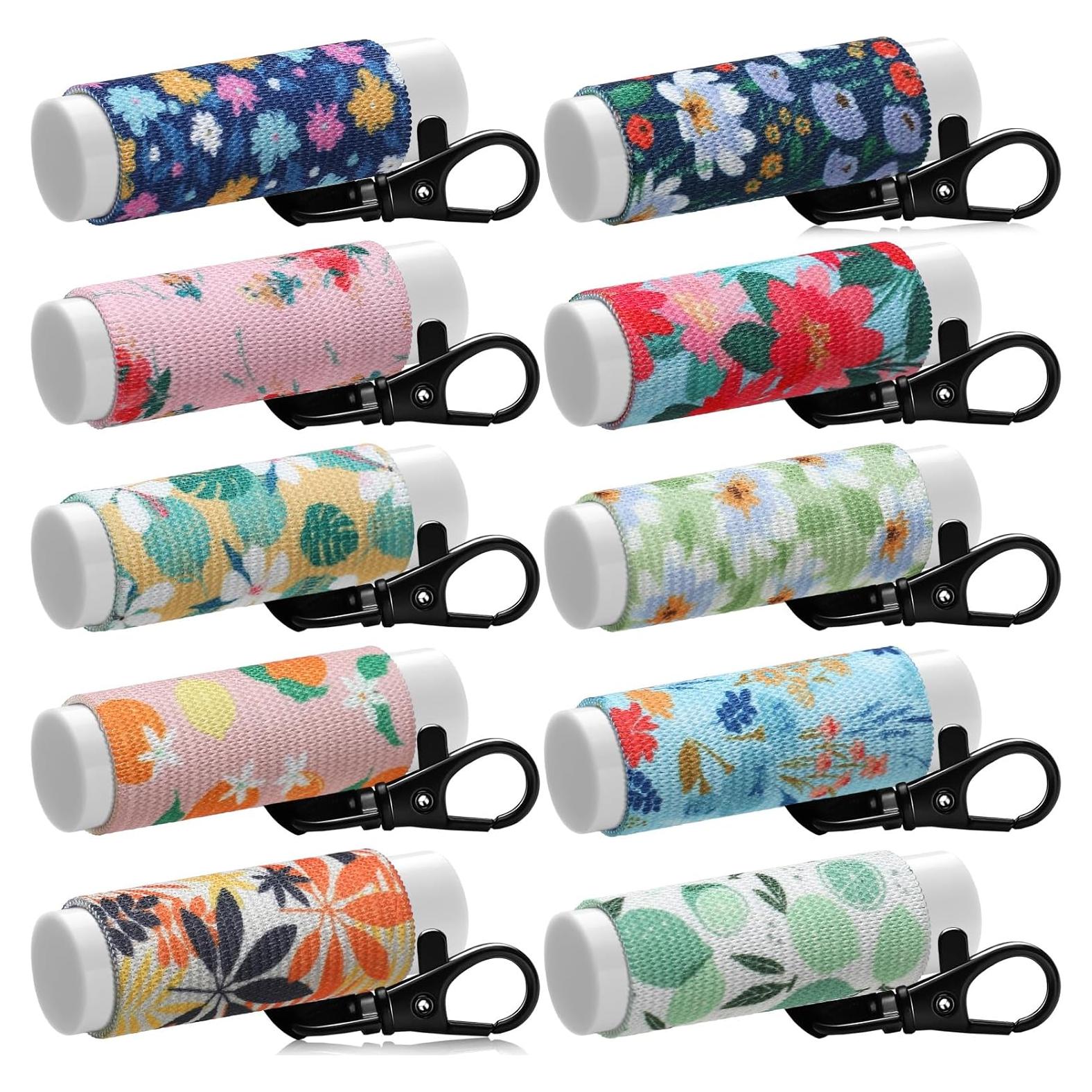 Sureio Soporte para Labial Llavero Clip 10 Piezas Estilo Vintage