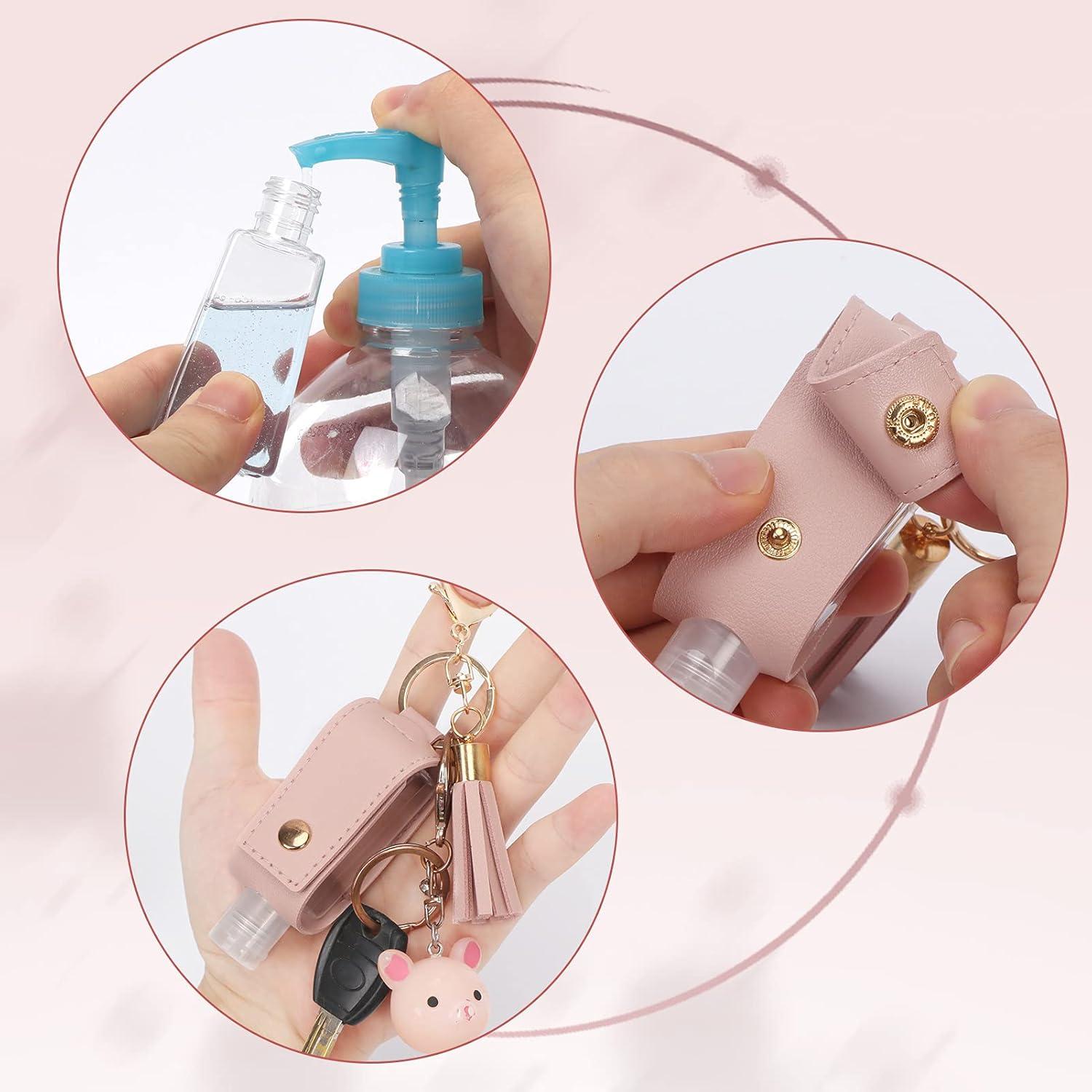 Botella Vacía Reutilizable Unaone 30ml Rosa con Llave