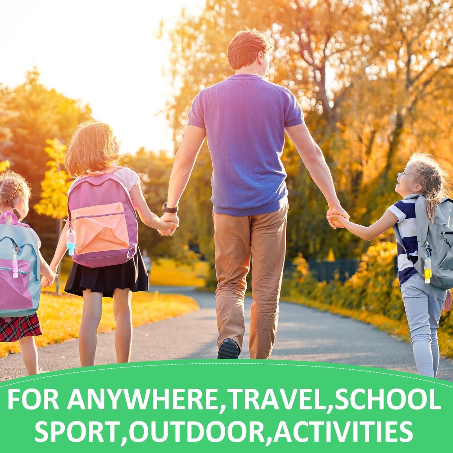 100 Botellas de Viaje 2oz FairySandy Plástico Transparente