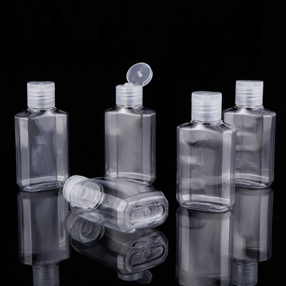 Botellas de Viaje MEMOVAN 60ml con Manga de Silicona 6 Pack