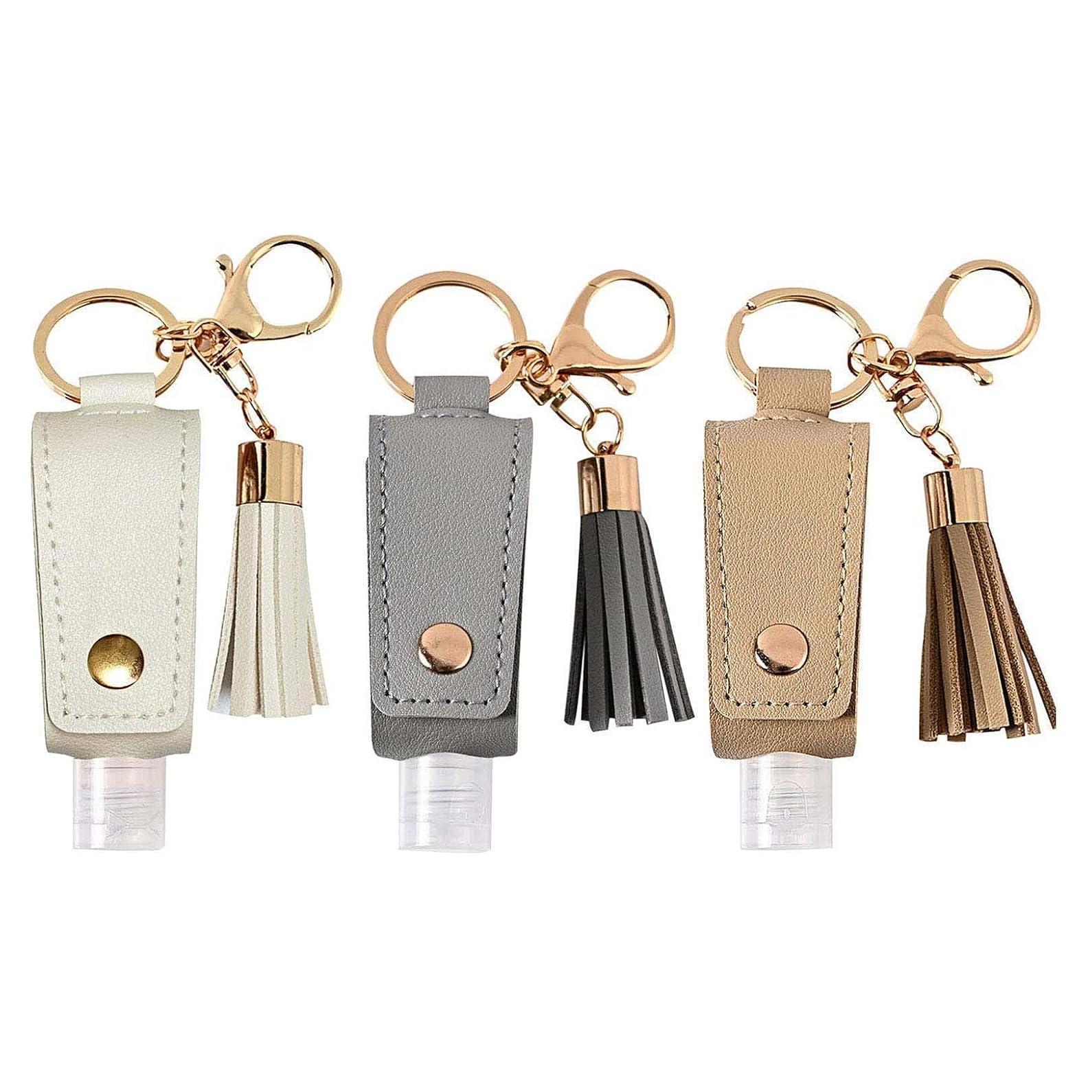 Botellas de Viaje Power Gear con Soporte 3x30ml - Blanco, Gris, Caqui