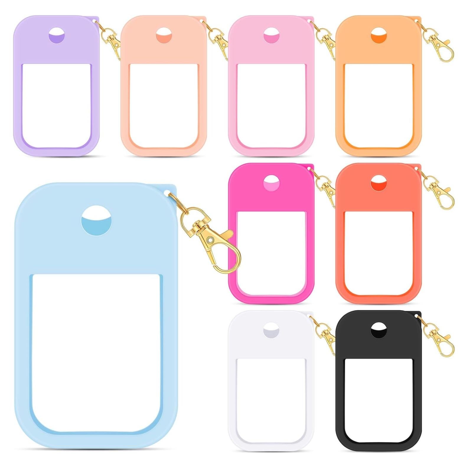 9 Fundas de Silicona Czlotyh para Spray Desinfectante 30 ml