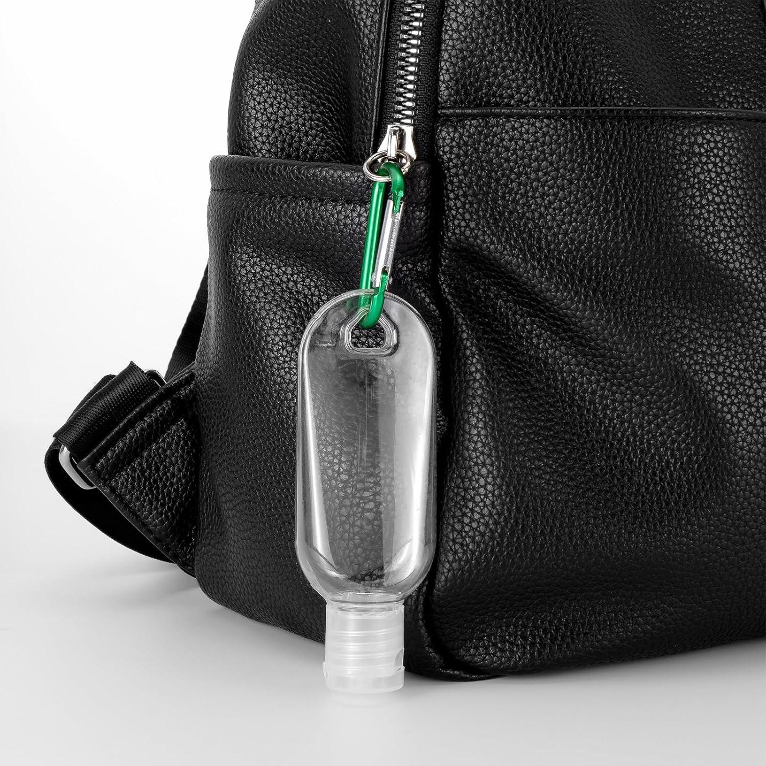 50 Botellas de Plástico Transparente 50ml Besitek a Prueba de Fugas