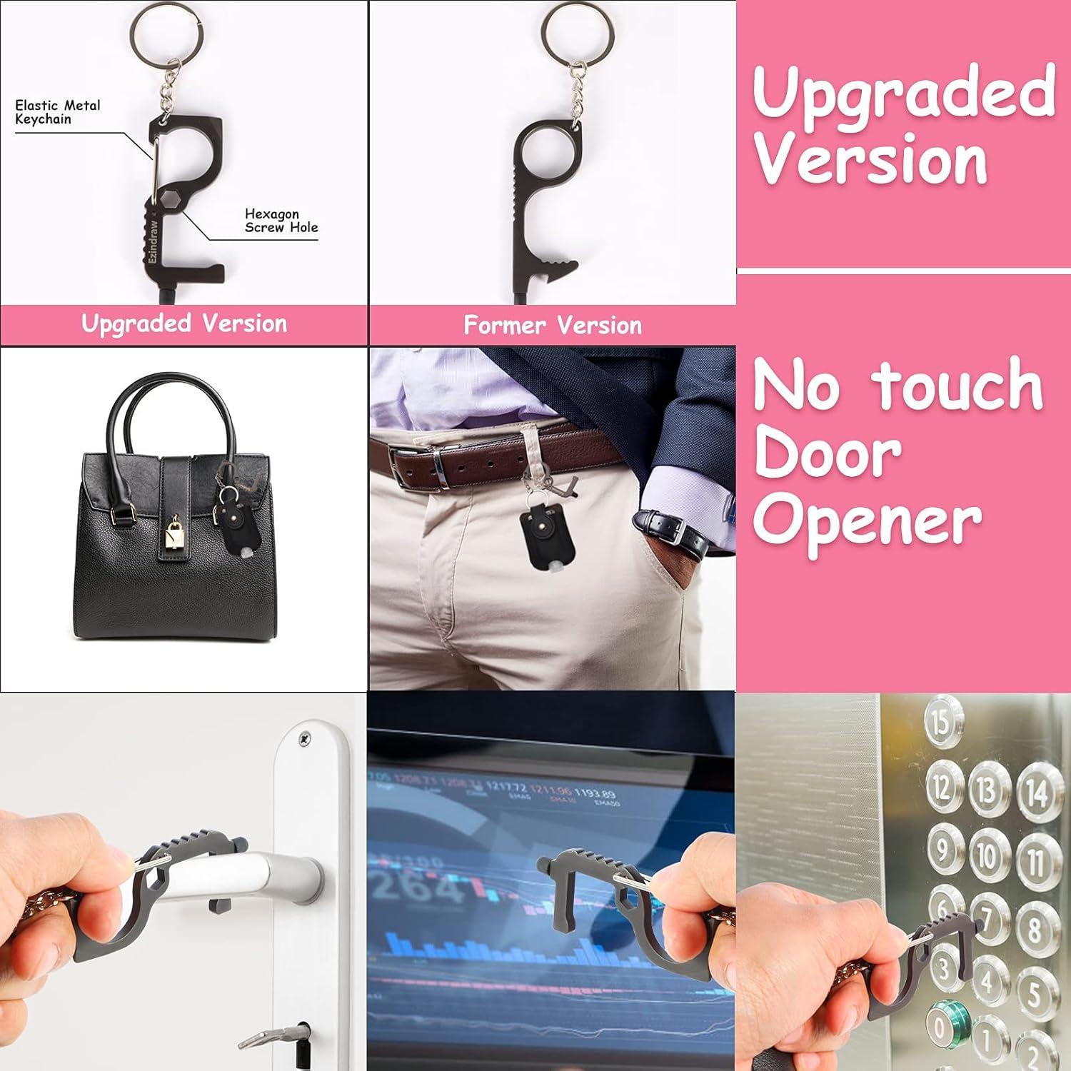 Soporte para desinfectante de manos Ezindraw 30 ml negro