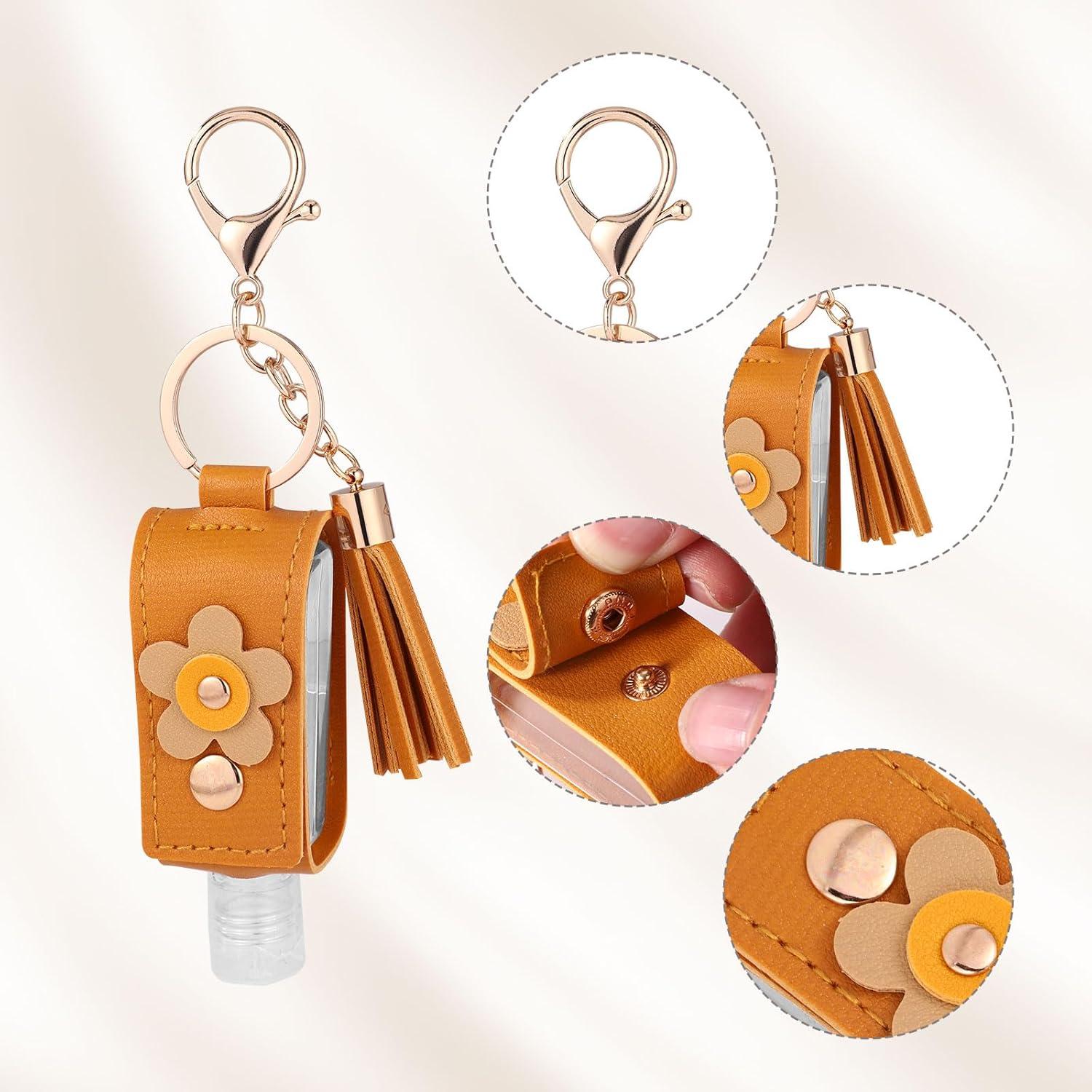 4 Soportes de Desinfectante de Manos Tinoaly 30ml Recargables