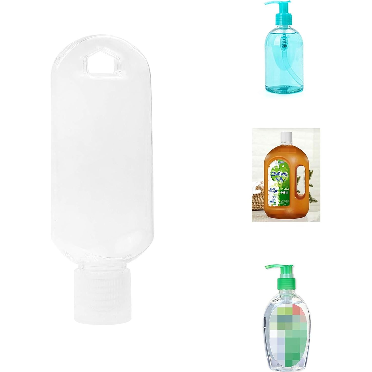 Botellas de Viaje Transparentes Kare & Kind - 4 Piezas 50ml