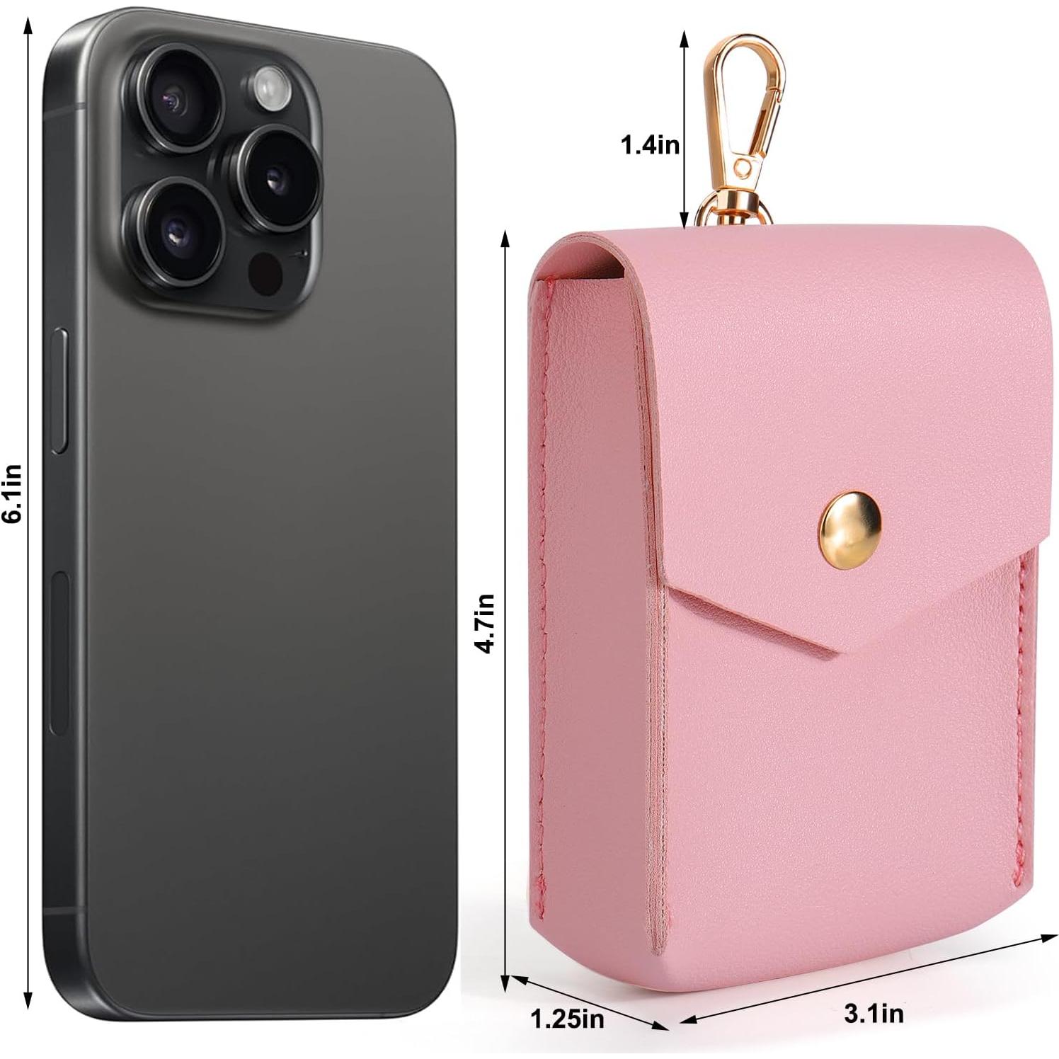 Funda de Cuero Rosa para Spray Desinfectante Touchland 29.57 ml