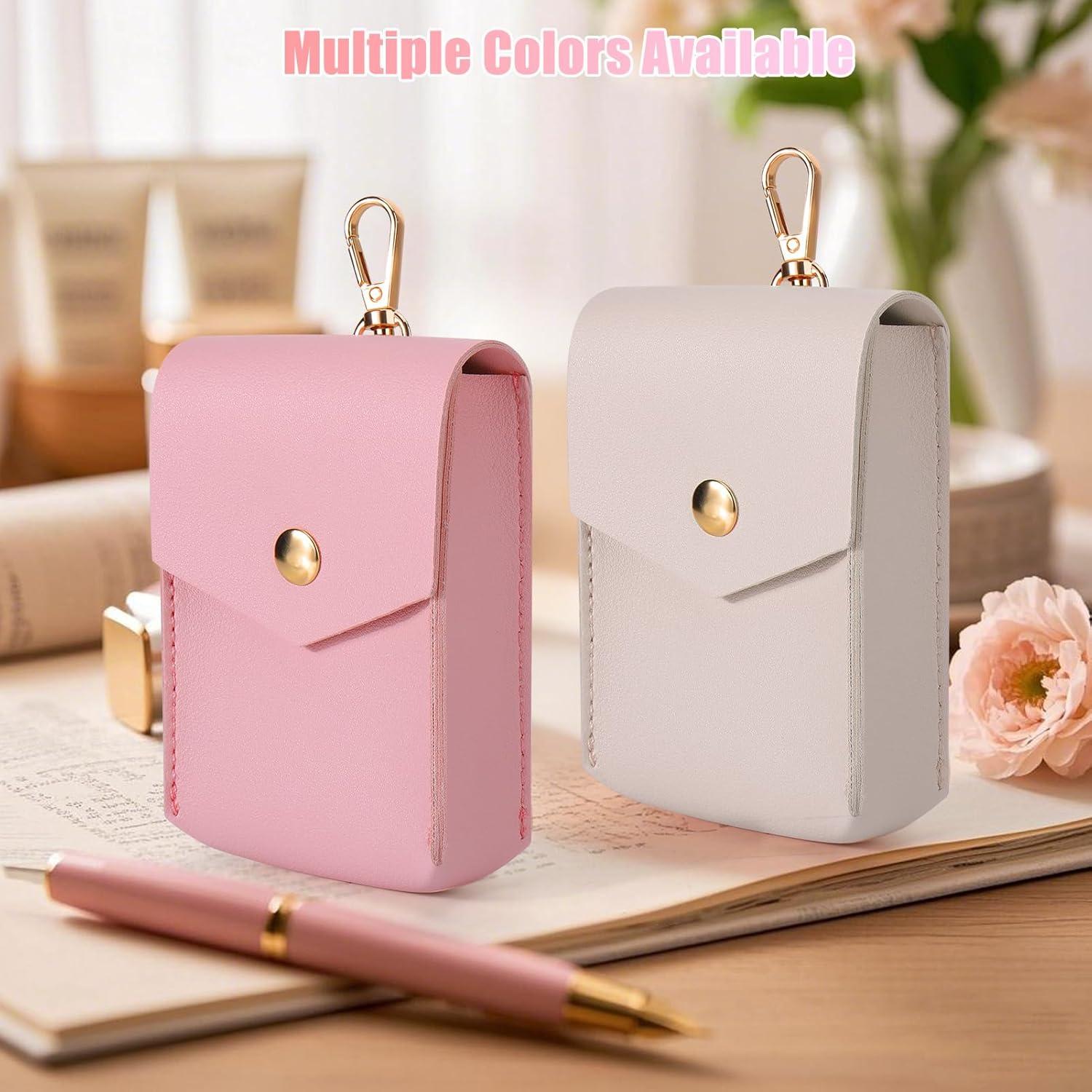 Funda de Cuero Rosa para Spray Desinfectante Touchland 29.57 ml