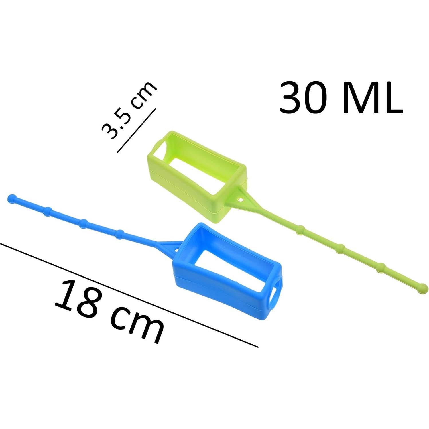 Kare & Kind 7 Fundas de Silicona para Botellas 30ML - Viajes