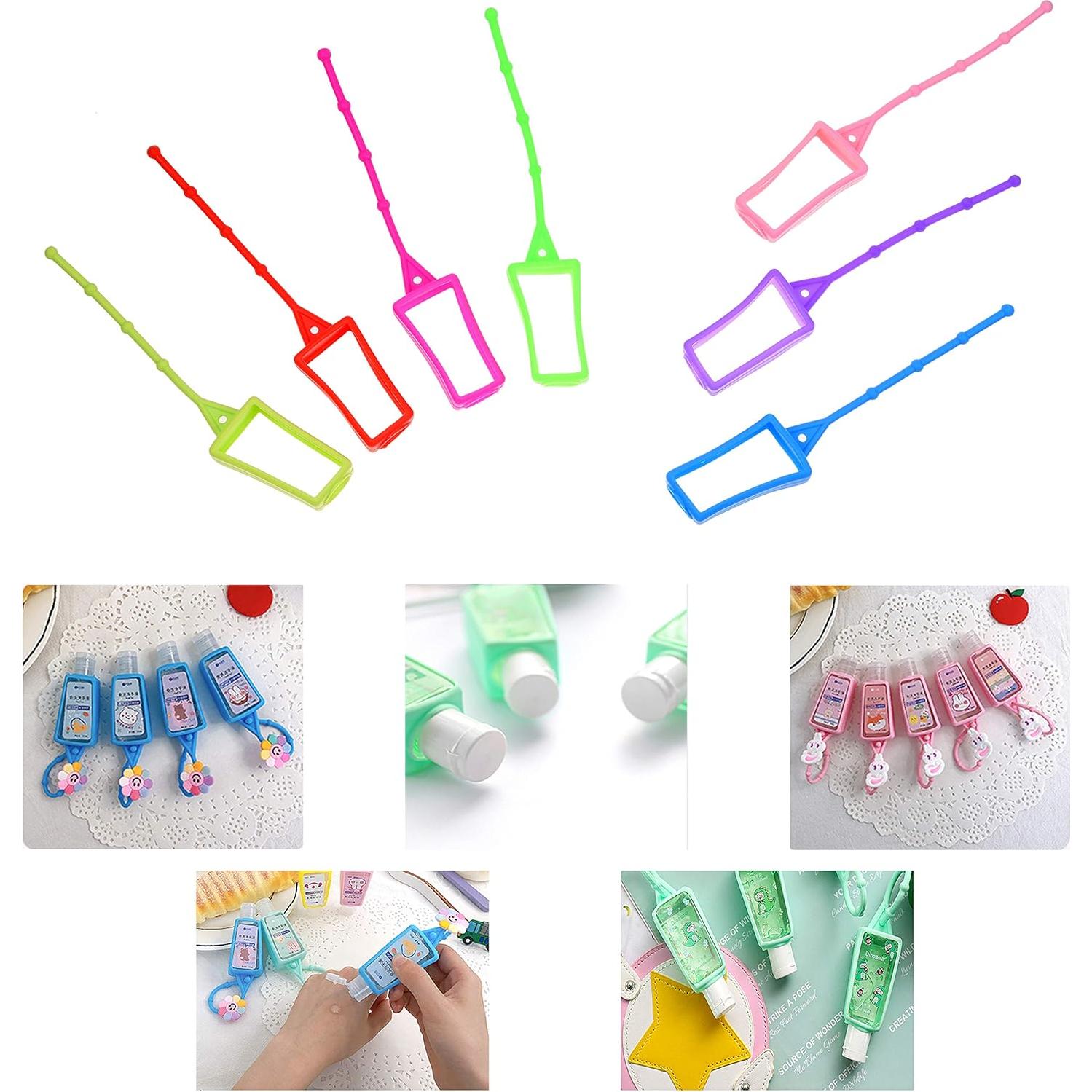 Kare & Kind 7 Fundas de Silicona para Botellas 30ML - Viajes