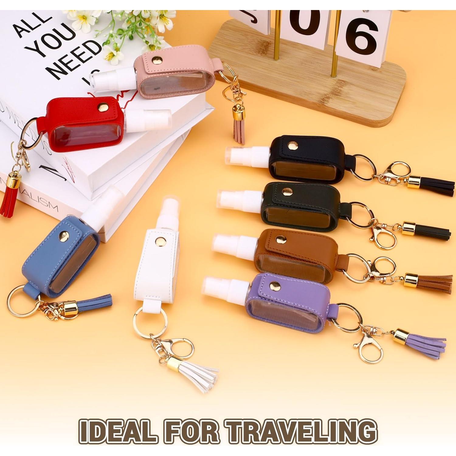 Set 4 Llaveros Desinfectante de Manos ASTIMESA 30 ml Cuero