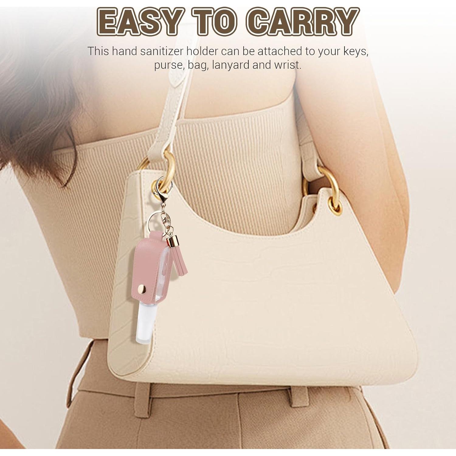 Set 4 Llaveros Desinfectante de Manos ASTIMESA 30 ml Cuero