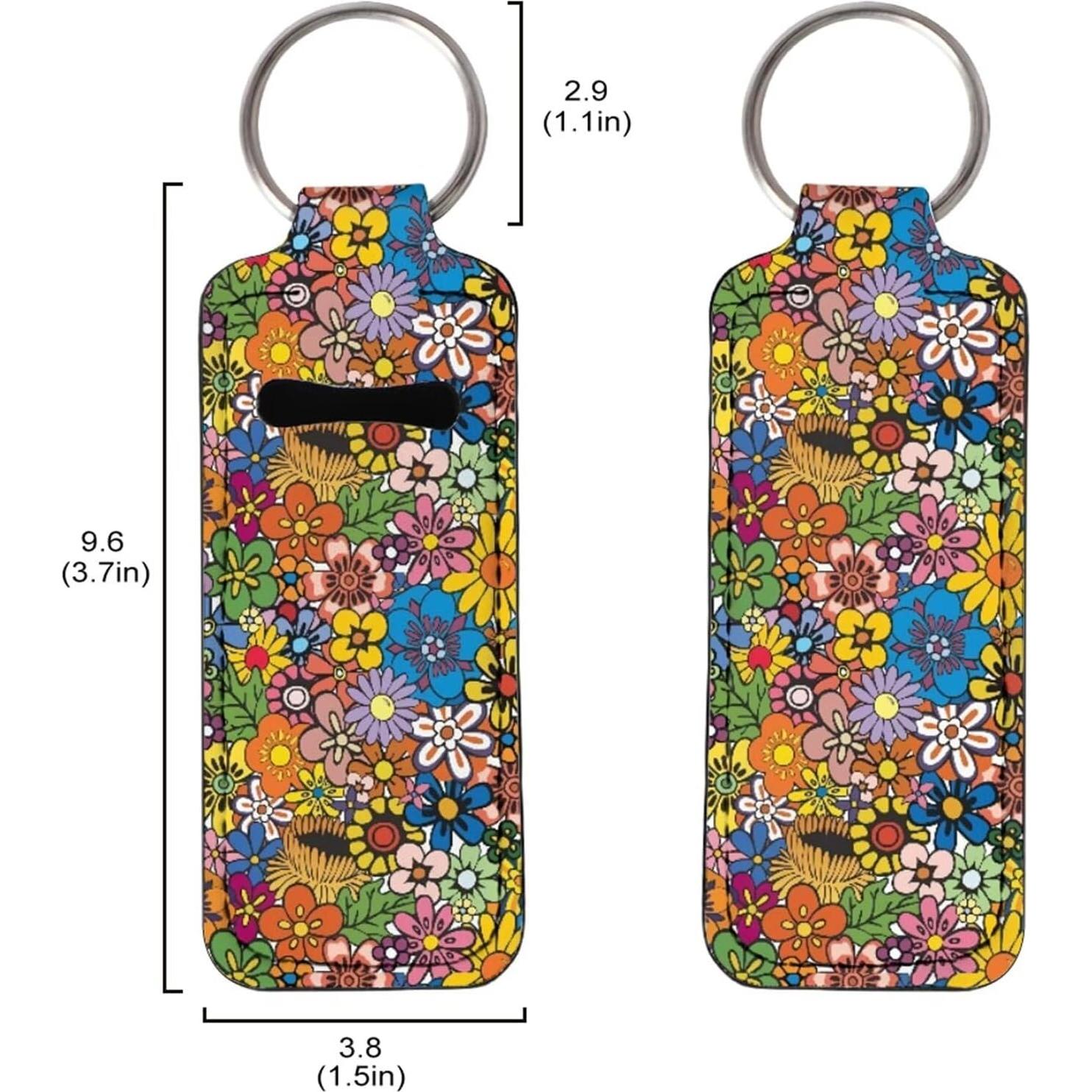 Conjunto de Soportes para Botellas de Viaje y Llavero Neopreno