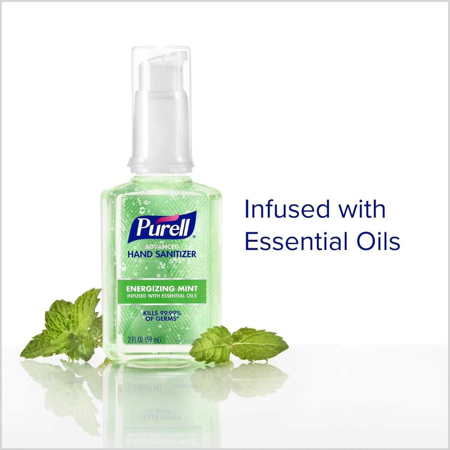 Gel desinfectante de manos PURELL Advanced 2 oz menta - 6 unidades