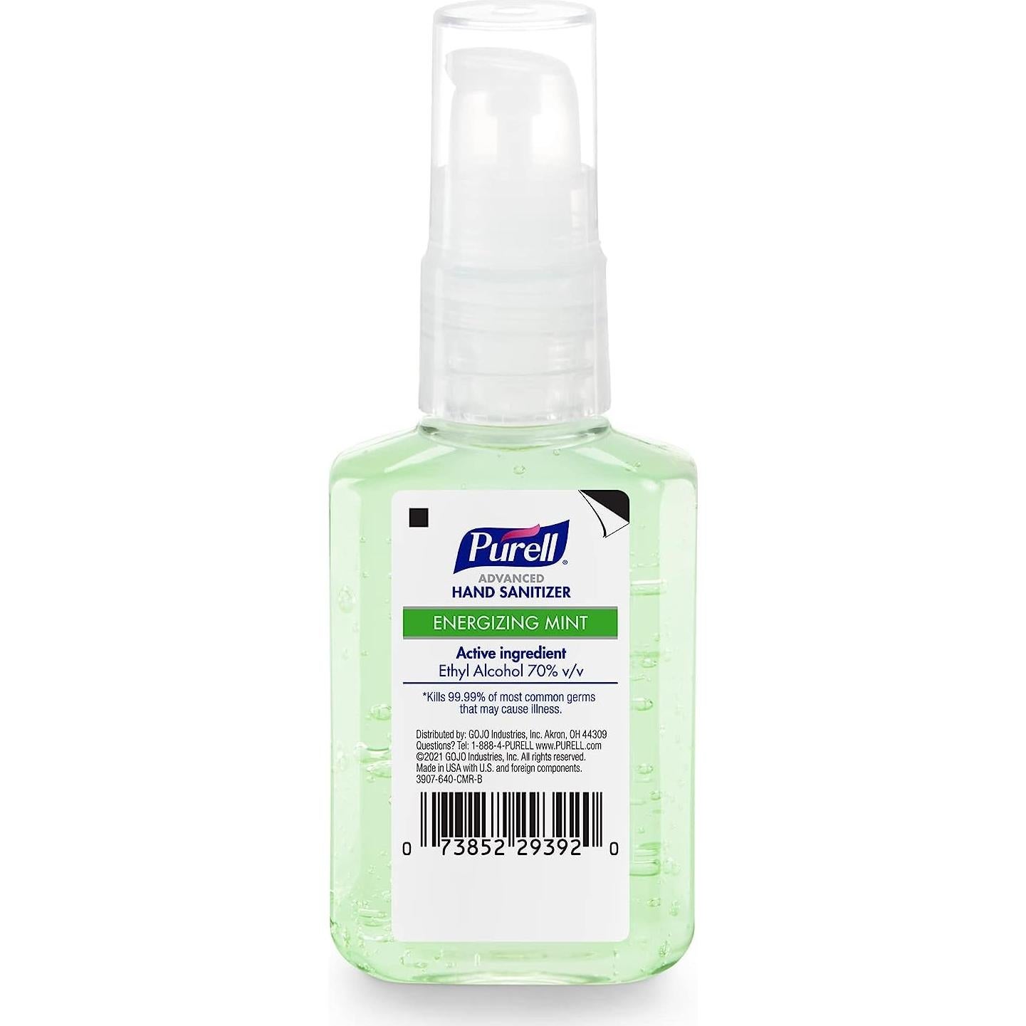 Gel desinfectante de manos PURELL Advanced 2 oz menta - 6 unidades