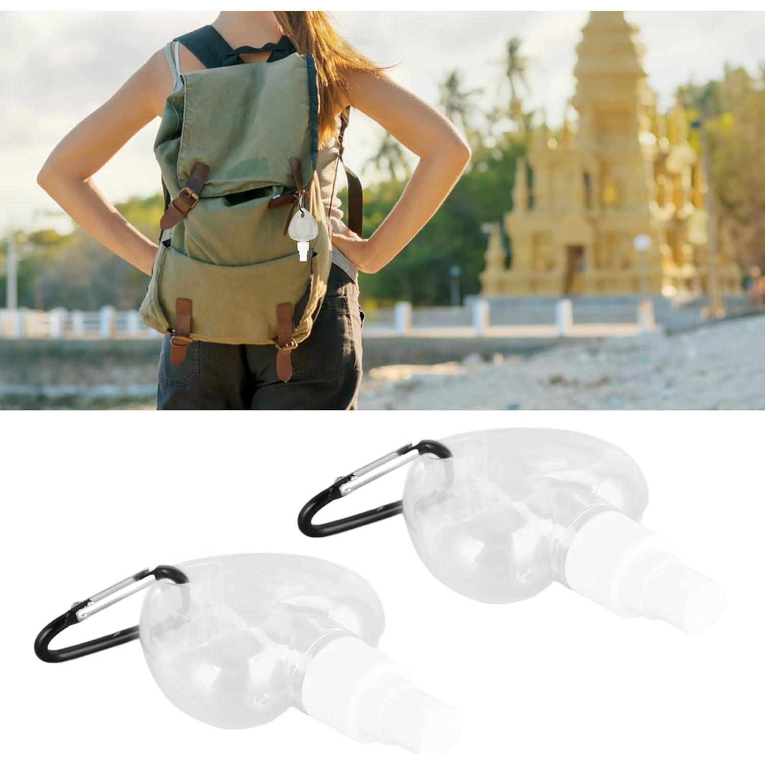 Botellas de Viaje QANYEGN 50ml Transparentes para Llaveros