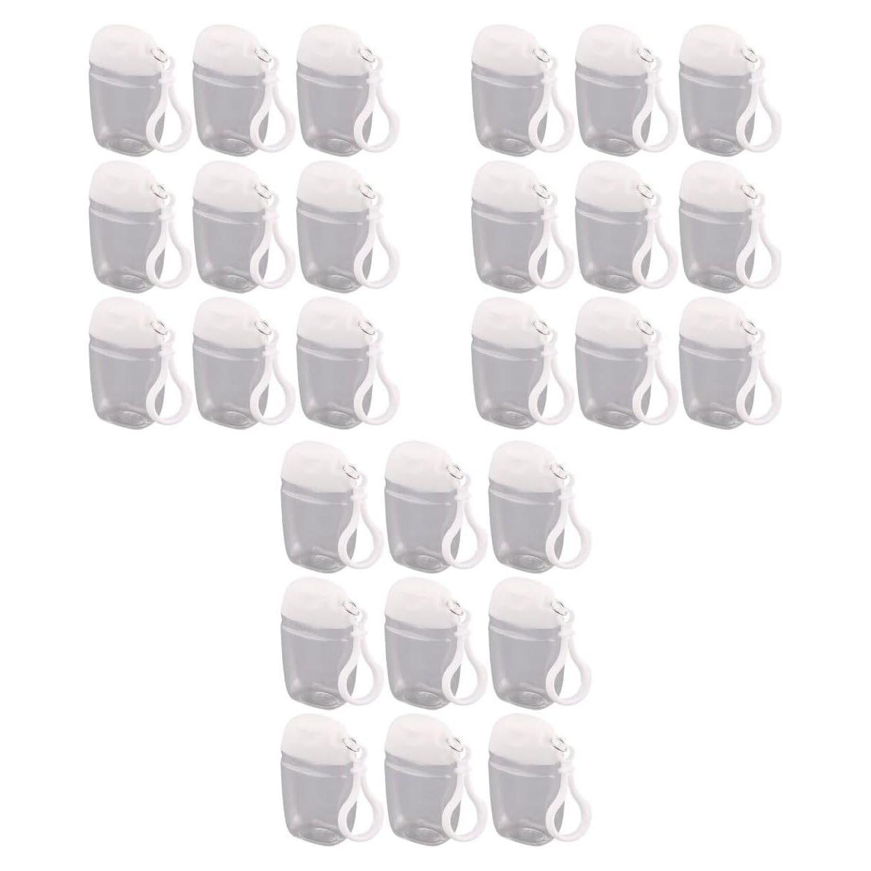 27 Botellas de Viaje 30ml Minkissy a Prueba de Fugas con Gancho